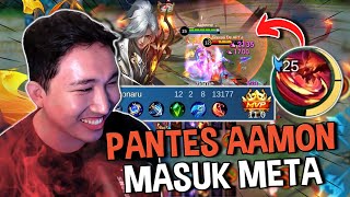 STACKNYA SAMPE 25 !! GA HERAN AAMON BISA MASUK META - Mobile Legends #MLBBIDCreator