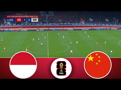 Indonesia vs China | World Cup Qualification AFC 2023/25 | Watch Along & eFootball Match