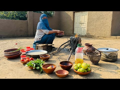 traditional recipe👌❤️ punjab special traditional recipe😍 khushbo rooh tak 🌹village life