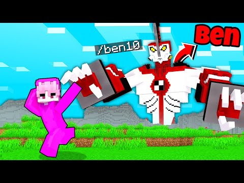 Minecraft'ta BEN10 MODU İLE  SALAK KARDEŞİMİ TROLLEDİM!