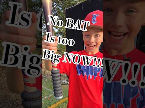 Swinging a Bat Way Too Big for Me, or am I?!? 😂💪 #baseball #baseballlife #baseballswing