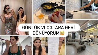 GÜNLÜK VLOGLARA GERİ DÖNÜYORUM😍VLOG 1🎬🥹