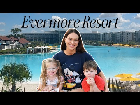 I took the kids to the LARGEST BEACH RESORT in Orlando while PREGNANT! | Evermore Resort
