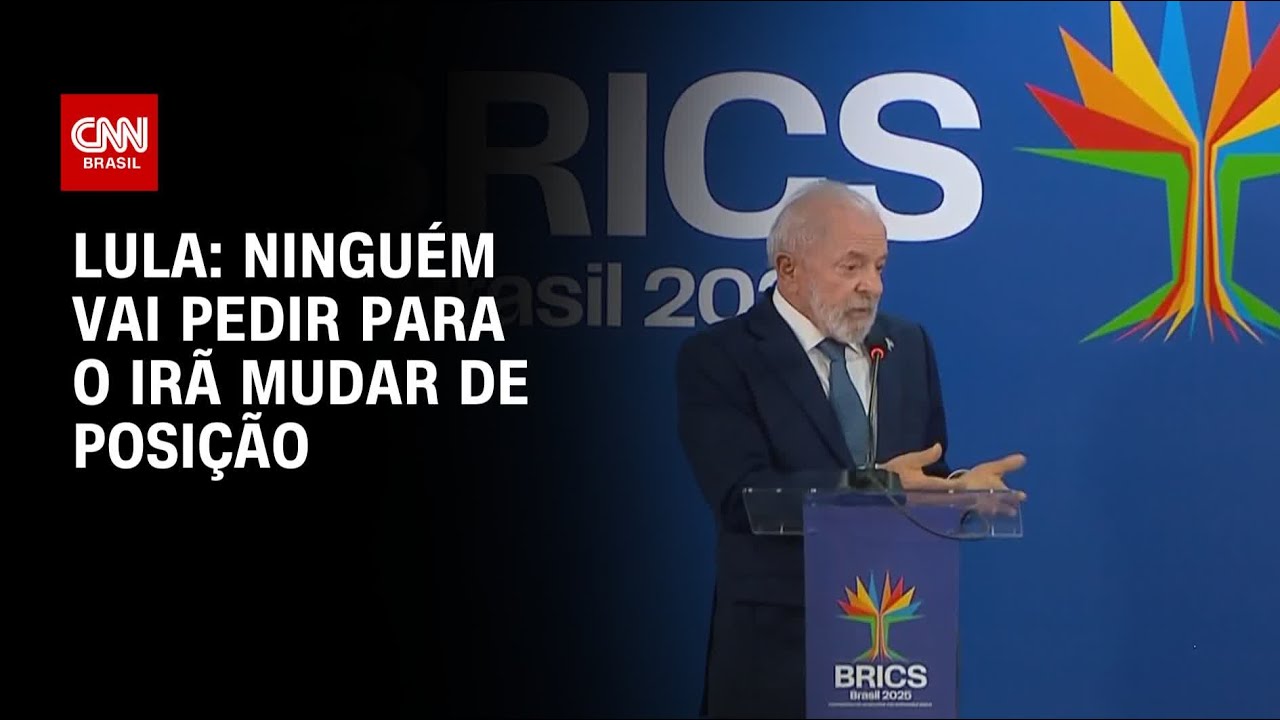 Ninguém vai pedir para Irã mudar de posição diz Lula | BASTIDORES CNN