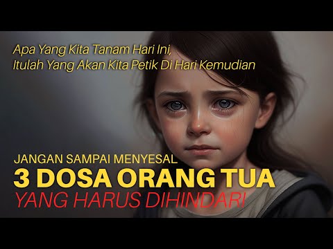 JANGAN SAMPAI MENYESAL | 3 DOSA ORANG TUA YANG HARUS DIHINDARI