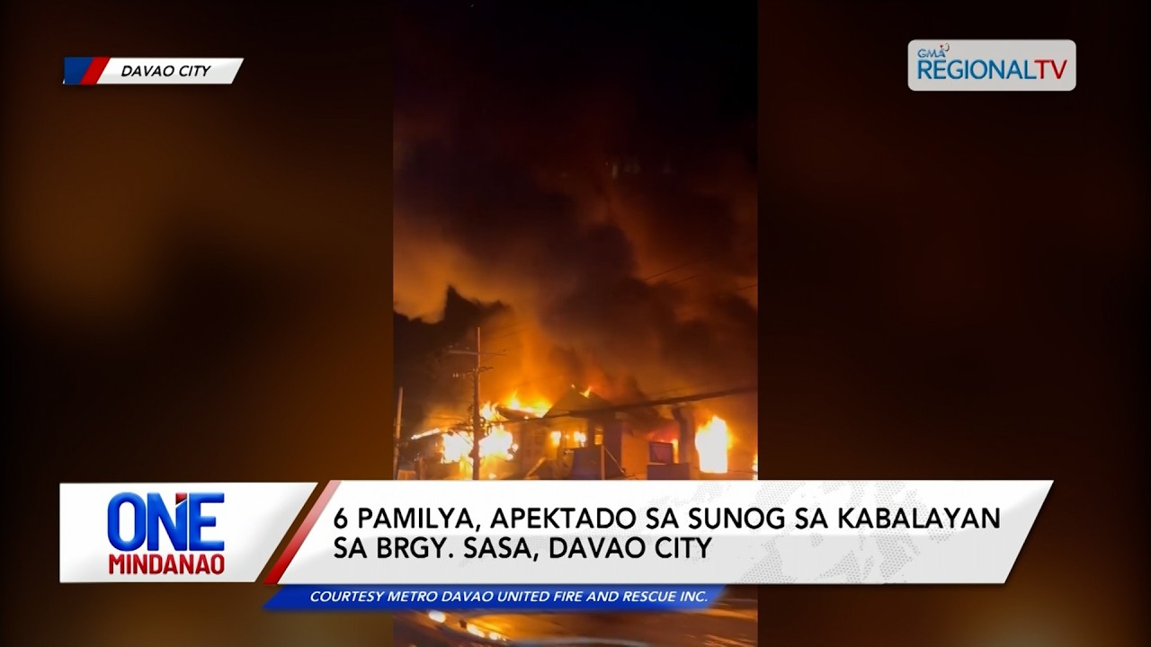 6 pamilya, apektado sa sunog sa kabalayan I One Mindanao
