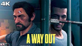 A WAY OUT All Cutscenes (Full Game Movie) 4K 60FPS Ultra HD
