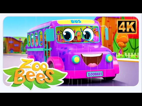 Wheels On The Bus, 4k Nursery Rhymes And Preschool Songs
