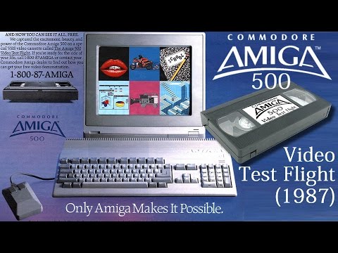 Commodore Amiga 500 Video Test Flight (1987) - Promo Video