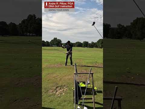 Swing your arms! #golf #women #shorts #youtube #golfing #golfclinic