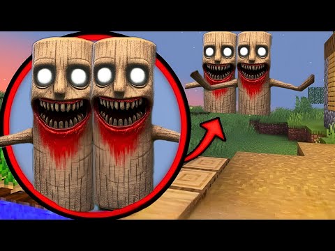 i Found Horror TUNG TUNG SAHUR 😱 in Minecraft | tung tung sahur |