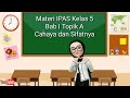Kuis tentang Cahaya dan Sifatnya