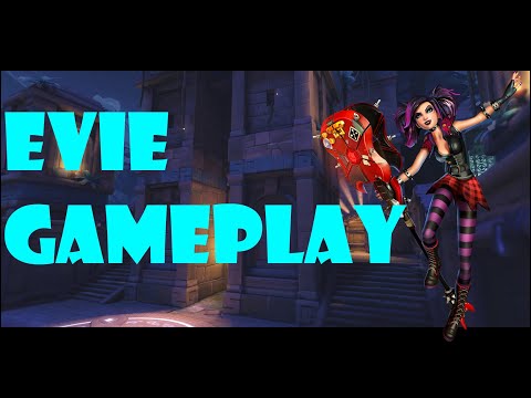Paladins Evie gameplay - get tripple kill for youtube video!