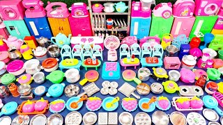 8 Minutes Satisfying with Unboxing Hello Kitty Disney Kitchen Set | Tiny ASMR Miniature Cooking Set