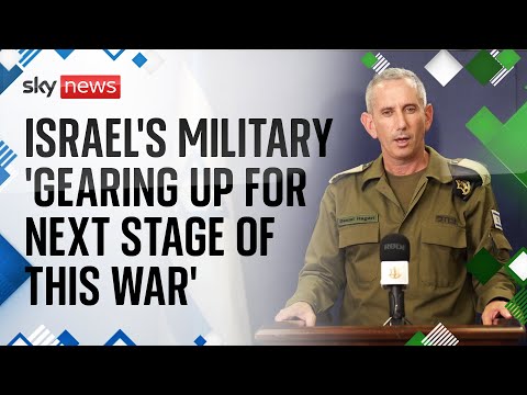 Israeli Defence Forces hold briefing on Israel-Hamas war