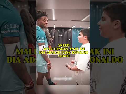 Speed vs fans garis keras Ronaldo, dan speed Kalah 😂