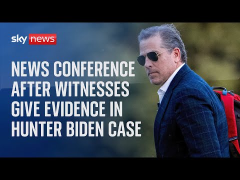 Watch live: Presser after high profile witness interviewed in the Hunter Biden case