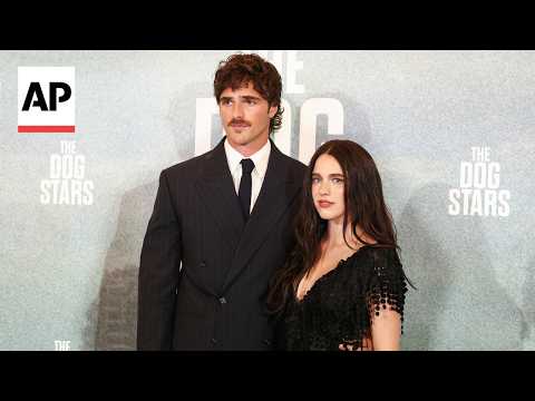 Jacob Elordi and Margaret Qualley arrive at 'The Dog Stars' world premiere in London
