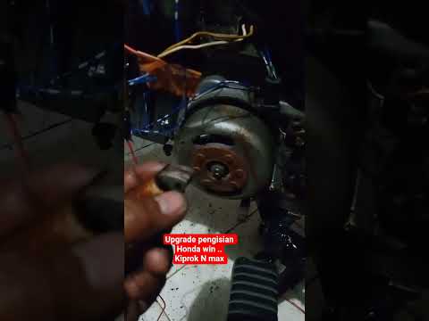 rubah pengisian Honda win jadi full wave 12 volt