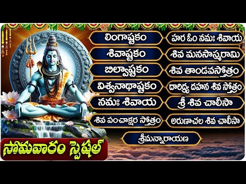 సోమవారం స్పెషల్ శివుని పాటలు | లింగాష్టకం | Lord Shiva Bhakti Songs Telugu 2025 |  Lingashtakam