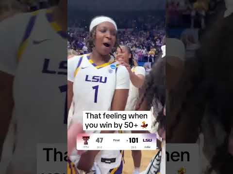 The LSU Tigers are moving on 🔥