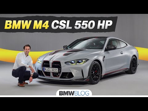 BMW M4 CSL Exhaust Sound and Specs