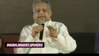 Rakesh Jhunjhunwala Sir Interview Share Market| Stock Market Speech 💬