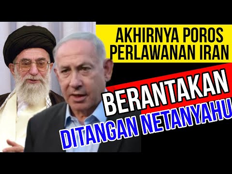 Poros perlawanan iran hancur berantakan ditangan netanyahu.