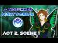 Puck and Titania's Conflict in A Midsummer Night's Dream