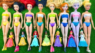 99 Minutes Disney Princess Collection ASMR Satisfying Unboxing | Disney Dolls Relaxing