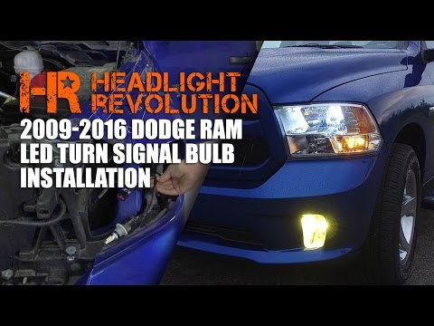 Dodge Ram 09-18 Bright LED Front Turn Signal Upgrade I HR