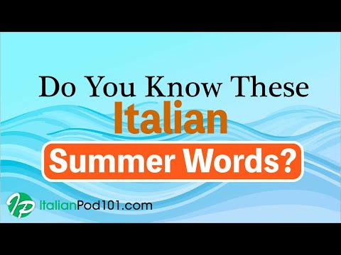ItalianPod101 Vocabulary Review: Easy Italian Summer Words
