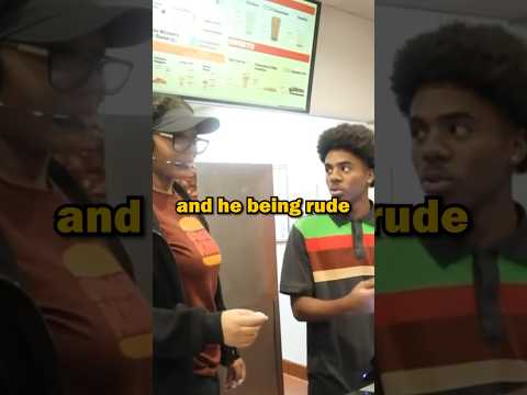 Fake Burger King Employee Prank 🍔 @Quin3y #funny #comedy #prank #shorts