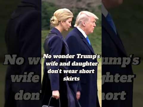 No wonder trump’s wife and daughter don’t wear sheet skirts.#shortvideo #shorts #usa #fyp #trump