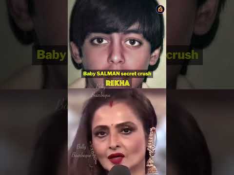 Crush reveal alert! Rekha calls out Salman’s fanboy days! #salmankhan #entertainment #viralvideo