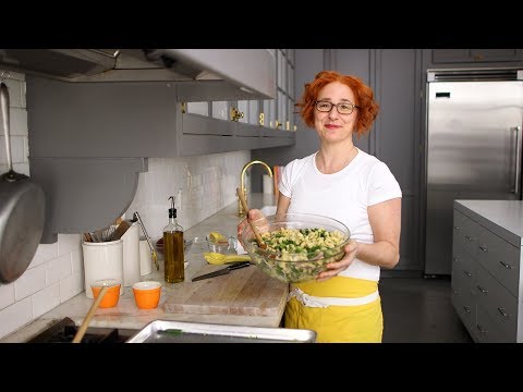 Marinated-Artichoke and Green-Bean Pasta Salad- Everyday Food with Sarah Carey