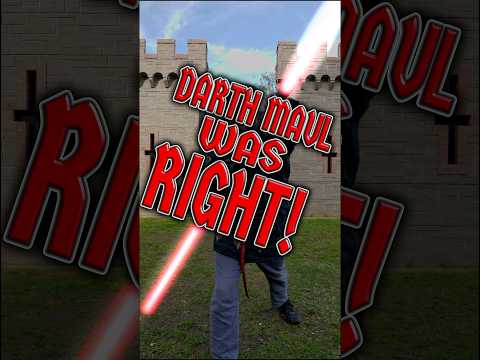 Darth Maul was RIGHT!