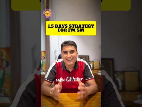 How to Prepare SM in Last 1.5 Days ❓❓❓… #cainterfmsm
