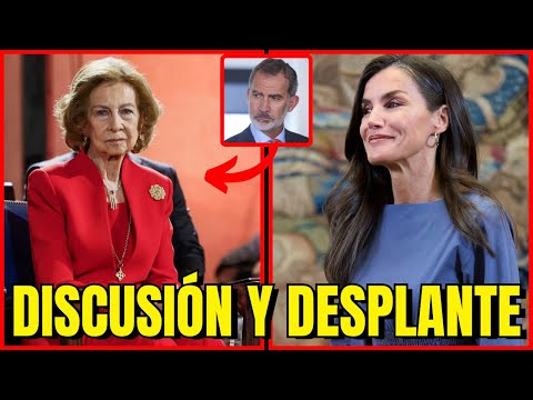 ALTERCADO con Doña Sofía DISCURSIÓN y DESPLANTE de Letizia Ortiz