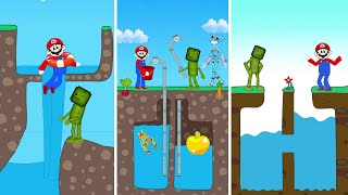 Mario VS Melon Playground// Funny Animation Meme Mega Mix Compilation #funny #mario #melonplaygroud