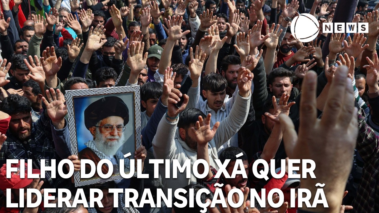 Filho do último xá quer liderar transição no Irã e Trump exige participar da escolha do novo líder
