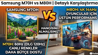 Samsung M70H vs M80H Mini LED TV Karşılaştırması | Hangisini Almalısınız?