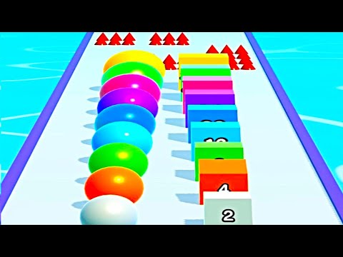 Jelly Run 2048 VS Ball Run 2048 Infinity - All Levels Gameplay Android iOS Ep 2