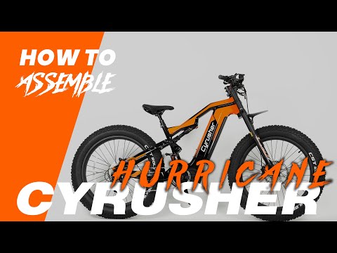 2024 Cyrusher New Arrival Hurricane 1000W Carbon Fiber Mid-Drive E-Bike Assembly Guide