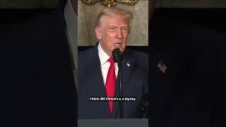 Trump on Bill Clinton in the Epstein files
