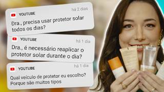 PROTETOR SOLAR: Dúvidas mais comuns respondidas por uma dermato