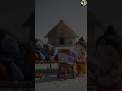 जब गणेश जी ने भोले बाबा का लैपटॉप चुरा लिया 😅💻 | मजेदार कहानी | Bhole Baba Funny Story #jaidmeel
