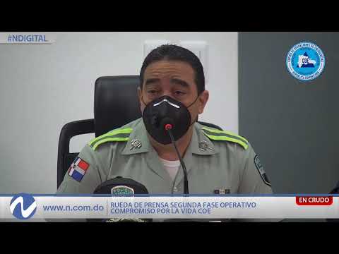 EN VIVO: Rueda de prensa COE sobre operativo Compromiso por la Vida