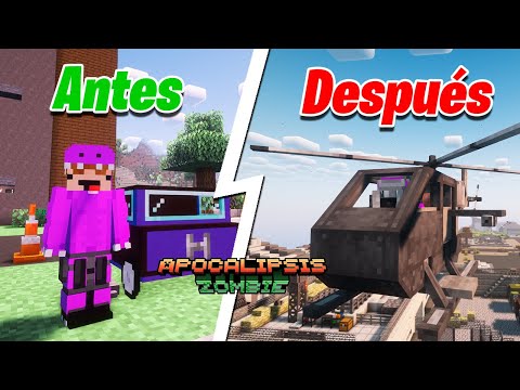 Sobreviví en un APOCALIPSIS ZOMBIE de MINECRAFT 19