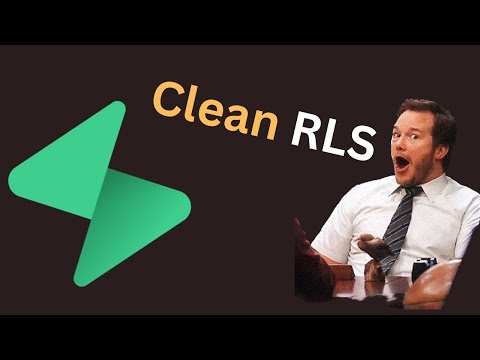 How I write clean RLS in Supabase